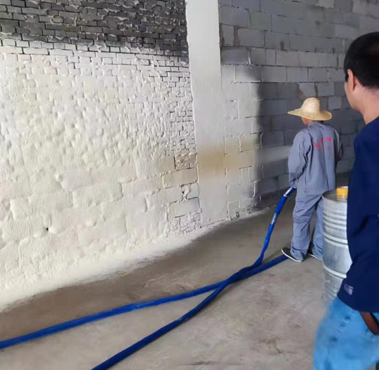 JX-H-T40 冷庫保溫噴涂設備(圖4) 冷庫保溫噴涂案例