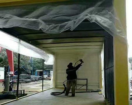 集裝箱防腐涂料聚脲施工(圖2) 集裝箱防腐涂料聚脲施工