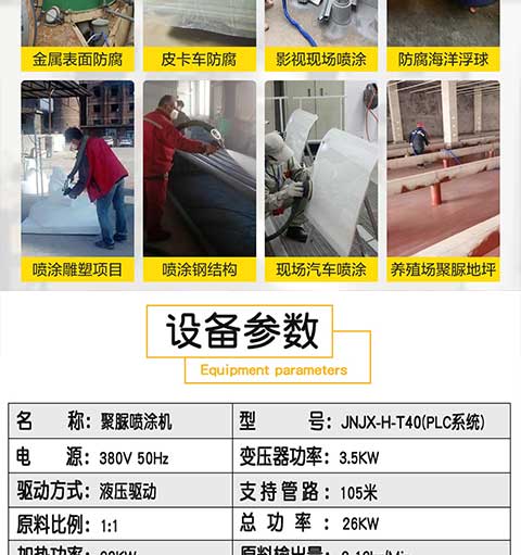 JNJX-H-T40-PLC編程聚脲噴涂設(shè)備(圖3) JNJX-H-T40-PLC編程聚脲噴涂設(shè)備3